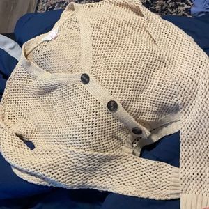 cute knitted sweater!